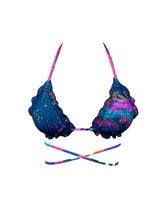 Bikini Top Reversible "Menina Baiana" Na Beira Mar Leaf Naif