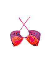 Bikini Top Reversible "Samba de Verão" OYÁ Leaf Naif