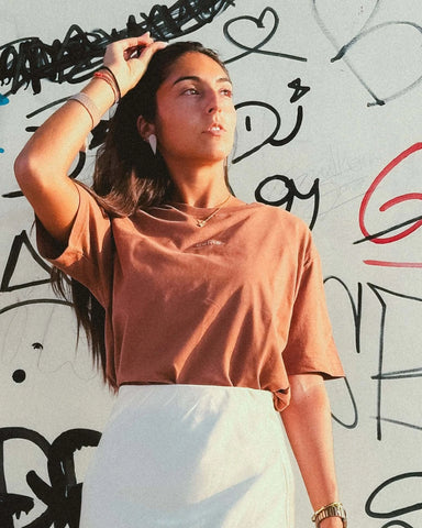 Sloow Club T-shirt Oversized | Organic Cotton & Minimal Embroidery sloow