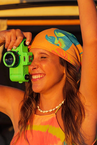 Headscarf with Exclusive Print Leaf Naif