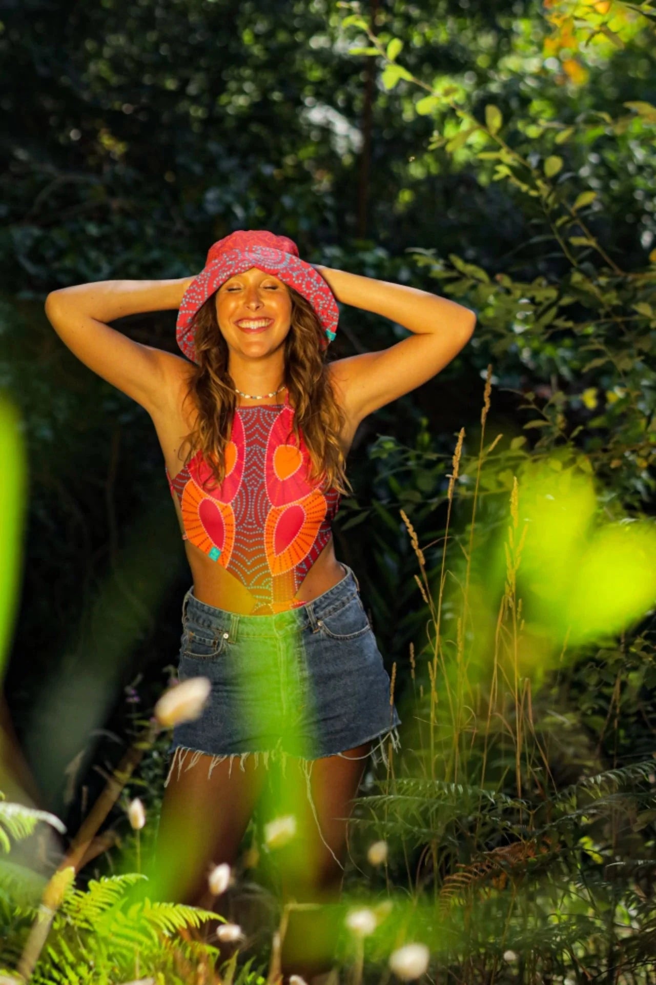 Bucket Hat Reversible Leaf Naif