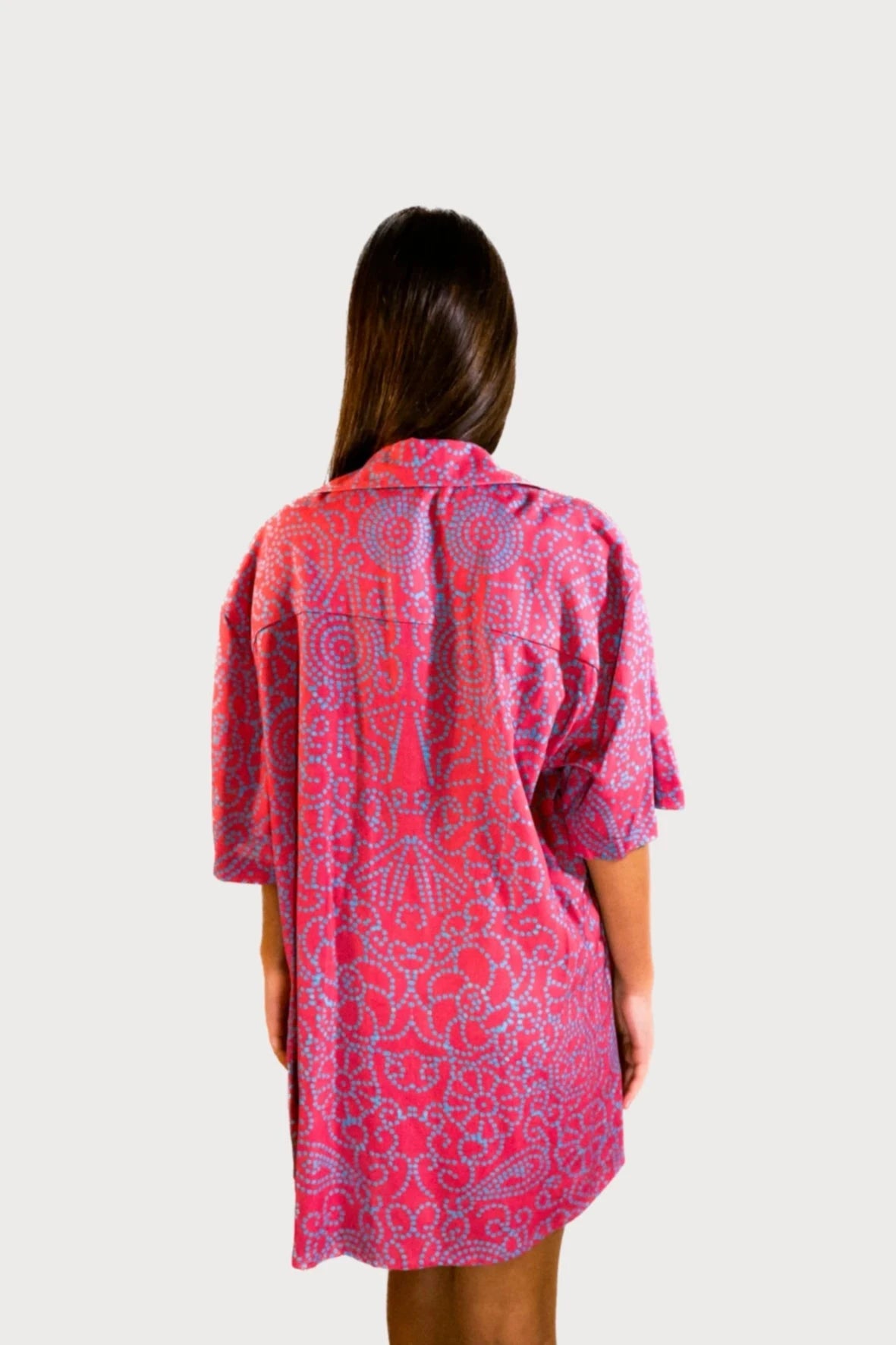 Shirt Boyfriend-Style Leaf Naif