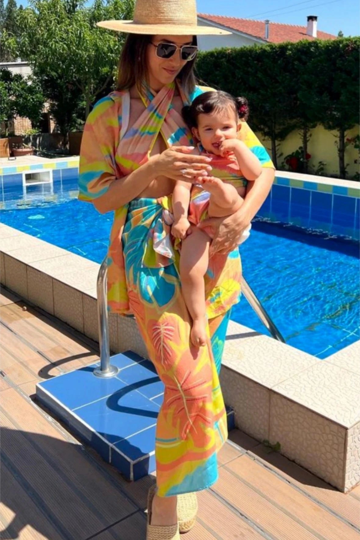 Kids Swimsuit "Garota de Ipanema" Leaf Naif