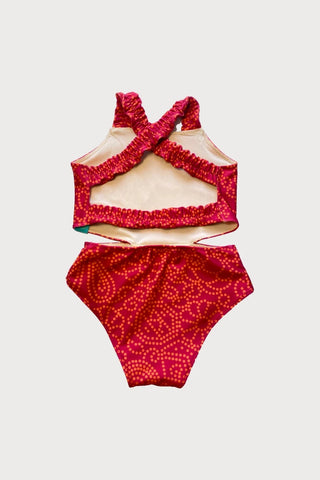 Kids Swimsuit "Garota de Ipanema" Leaf Naif