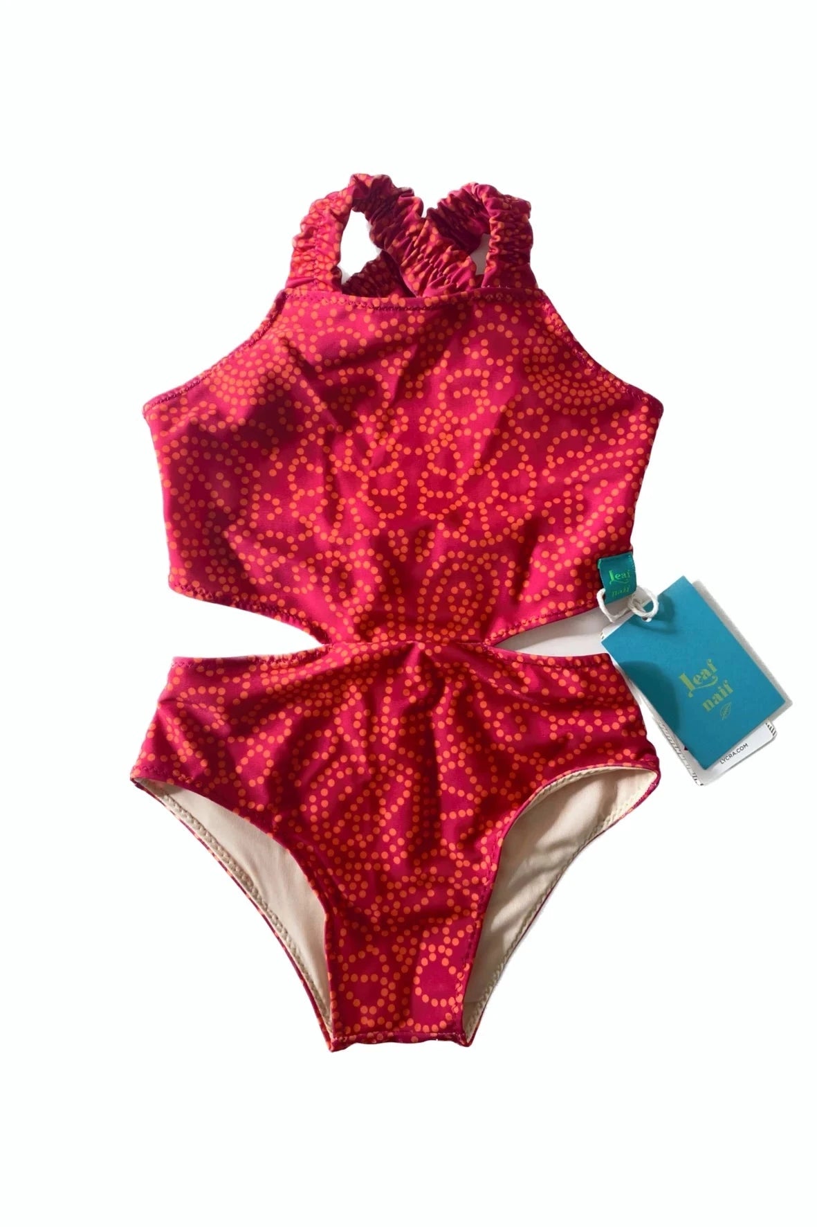 Kids Swimsuit "Garota de Ipanema" Leaf Naif