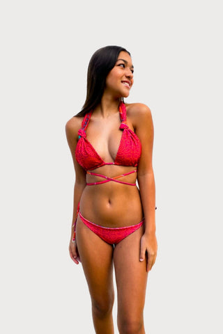 Bikini Bottom Reversible "Beleza Pura" OYÁ Leaf Naif