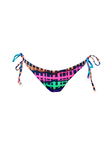 Bikini Bottom Reversible "Beleza Pura" NA BEIRA MAR Leaf Naif