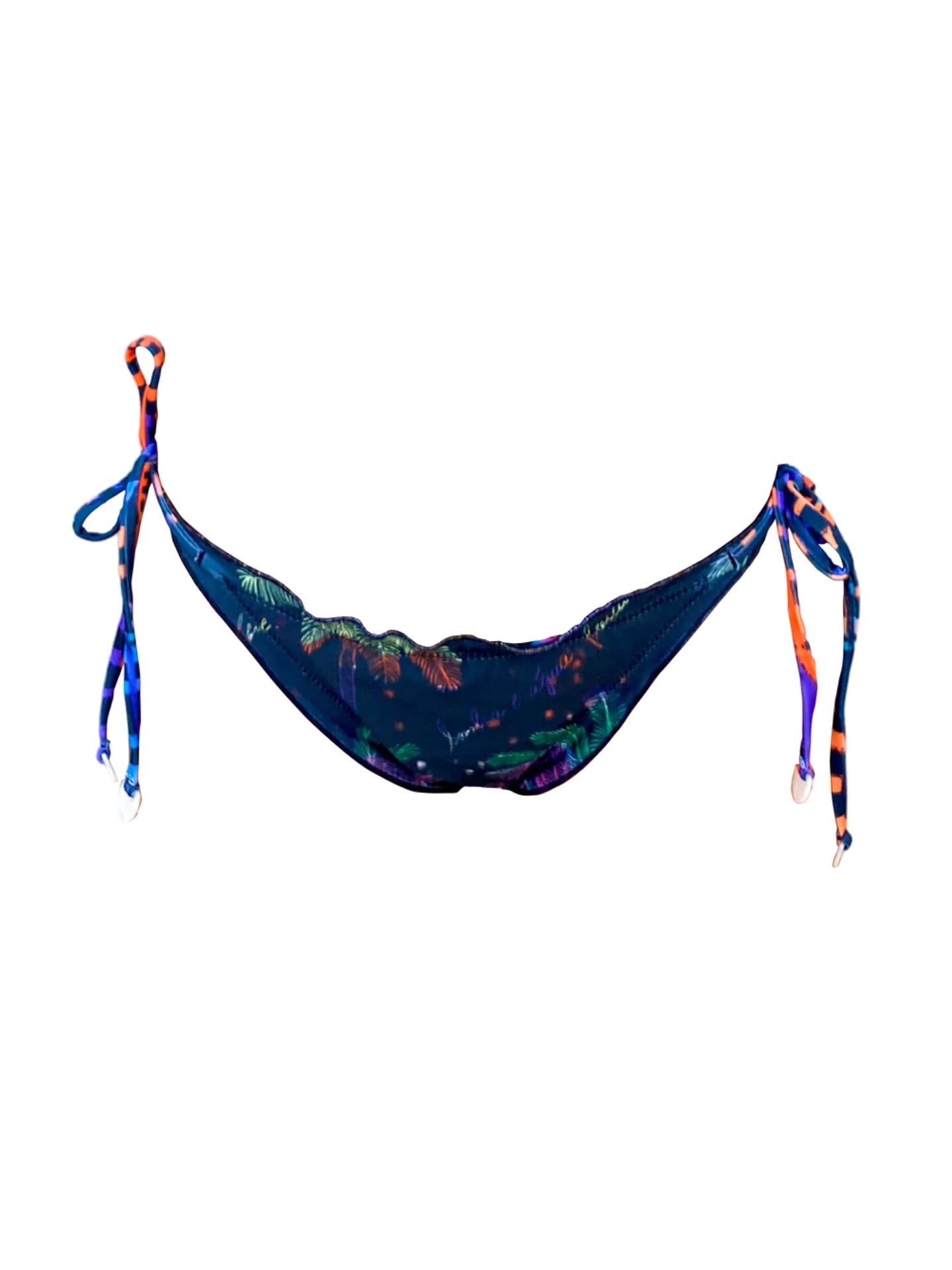 Bikini Bottom Reversible "Menina Baiana" NA BEIRA MAR Leaf Naif