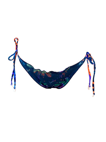 Bikini Bottom Reversible "Menina Baiana" NA BEIRA MAR Leaf Naif