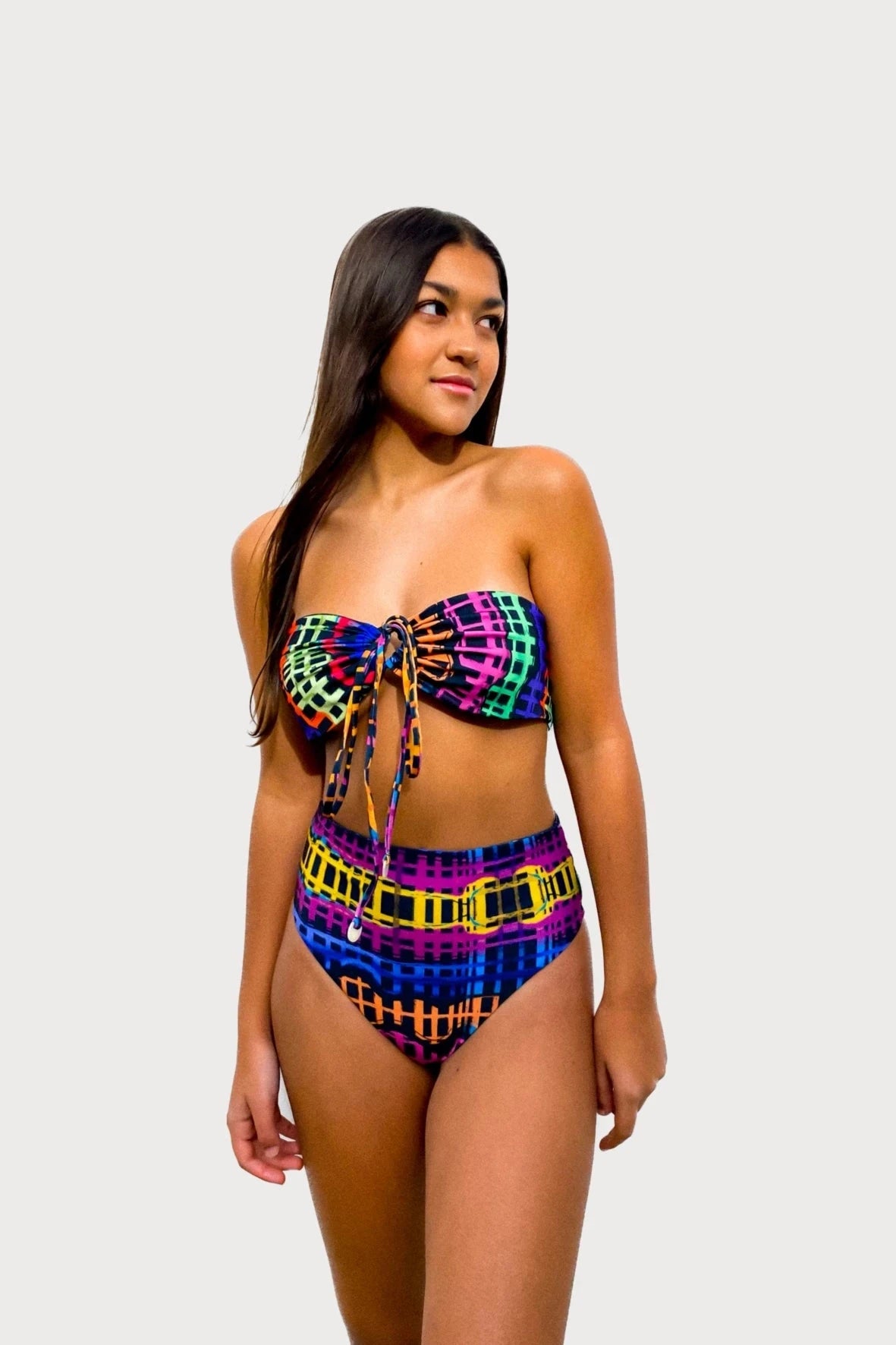 Bikini Bottom Reversible "Samba de Verão" NA BEIRA MAR Leaf Naif
