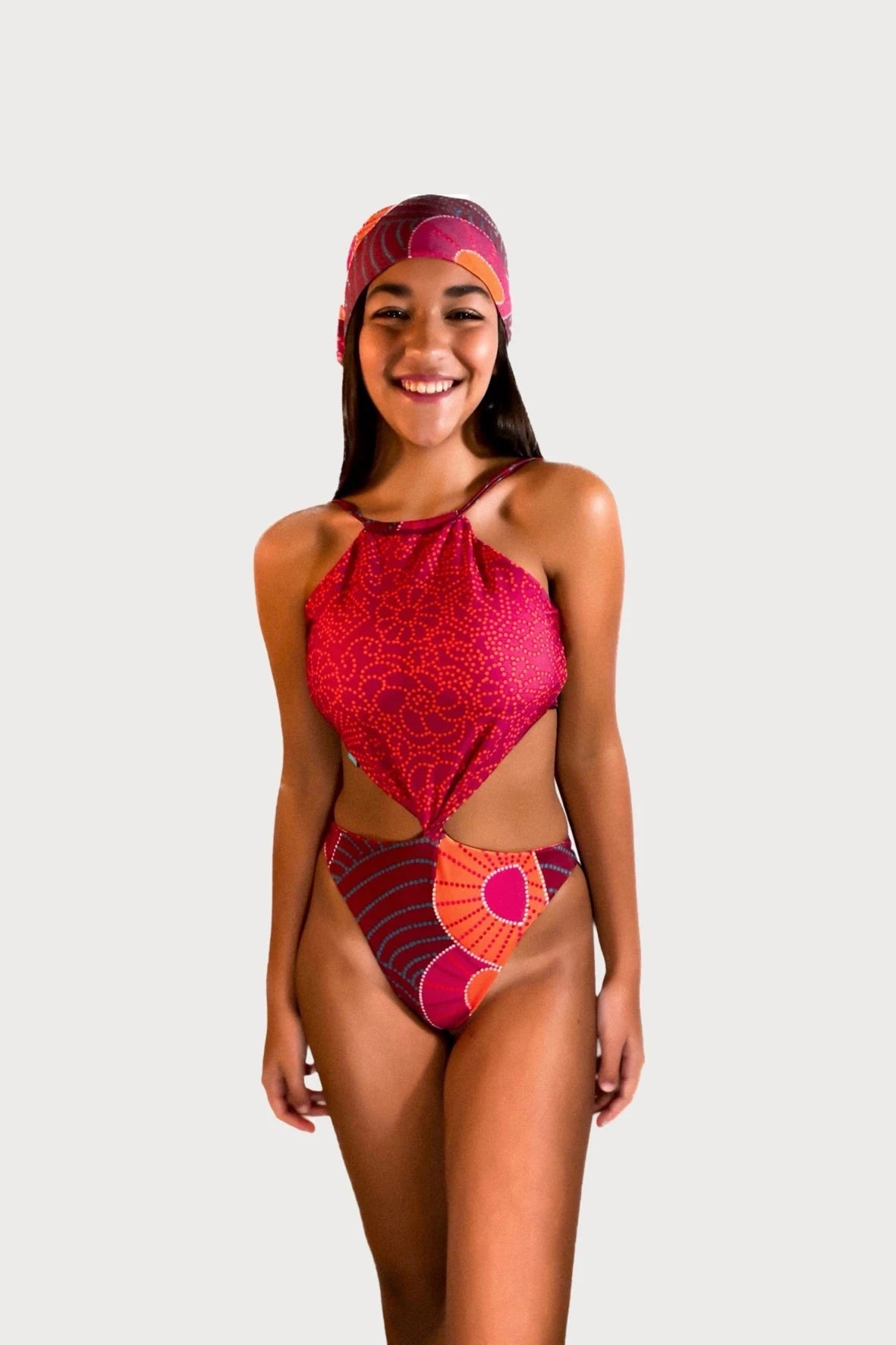 Swimsuit Reversible "OYÁ" Leaf Naif