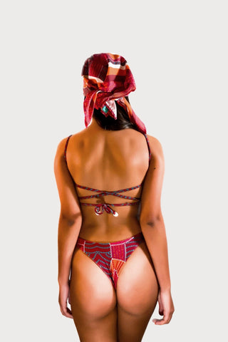 Swimsuit Reversible "OYÁ" Leaf Naif