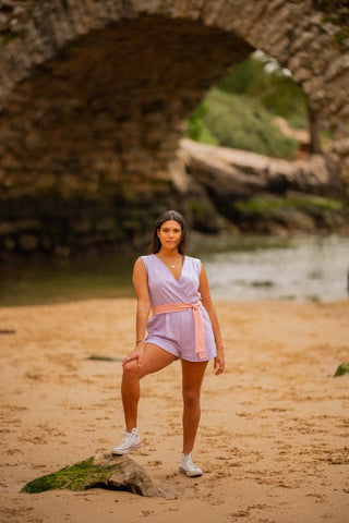 Venus Playsuit Pearls & Waves