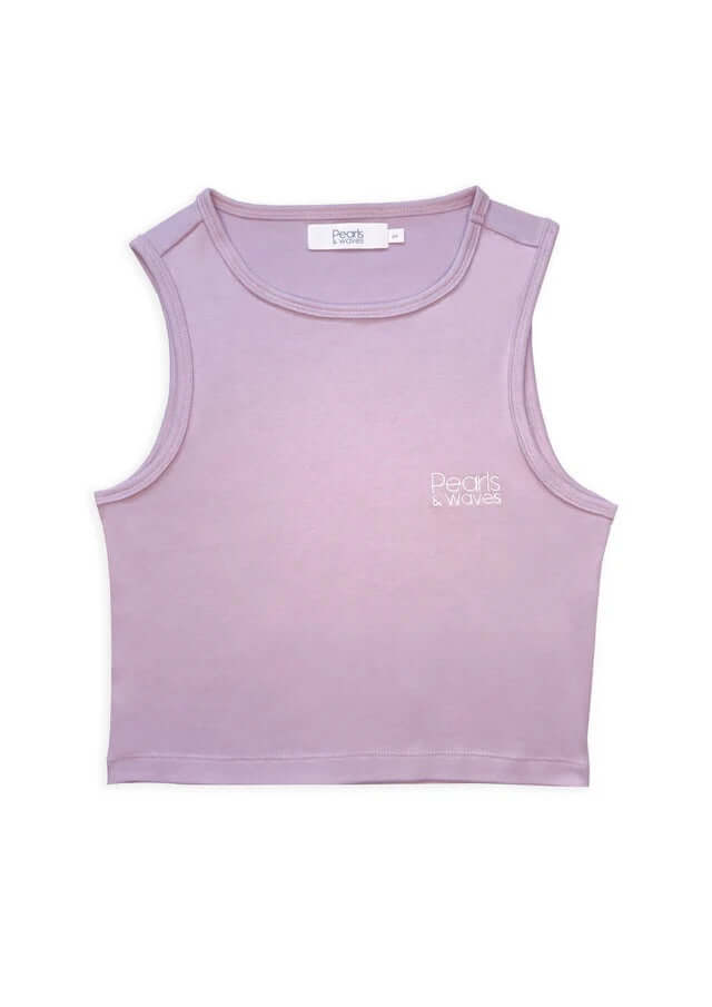 Bubble Crop Top Pearls & Waves