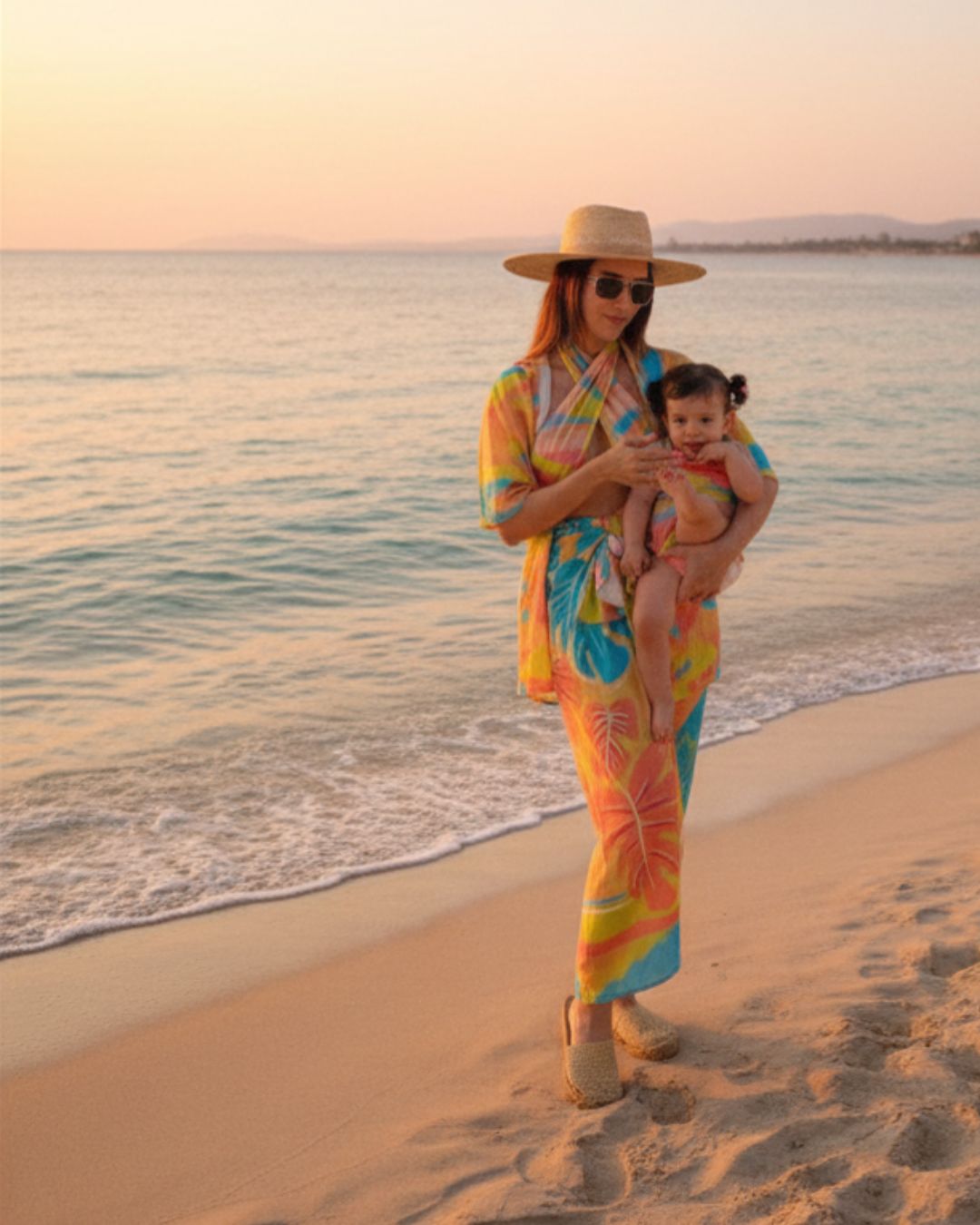 Kids Swimsuit "Garota de Ipanema" Leaf Naif