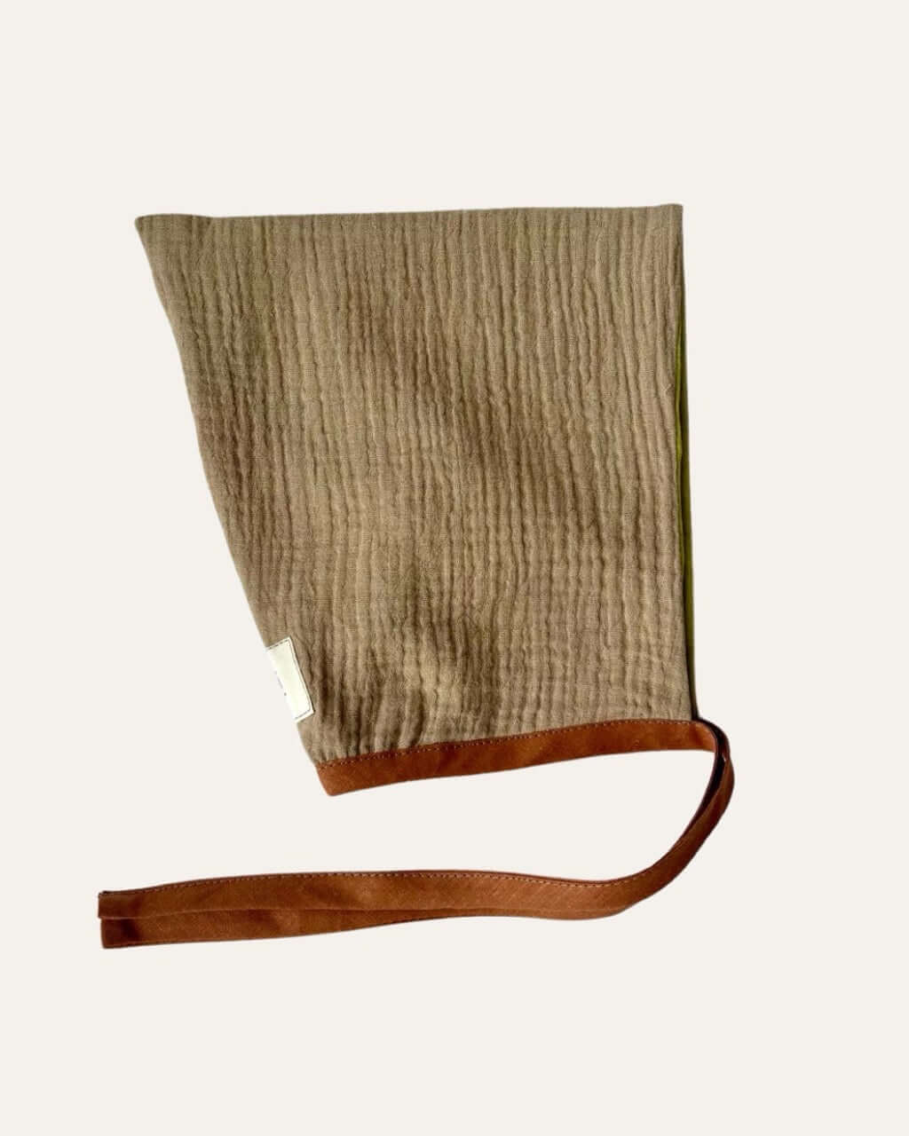 Reversible Beige and Green Cap Oh.Titá